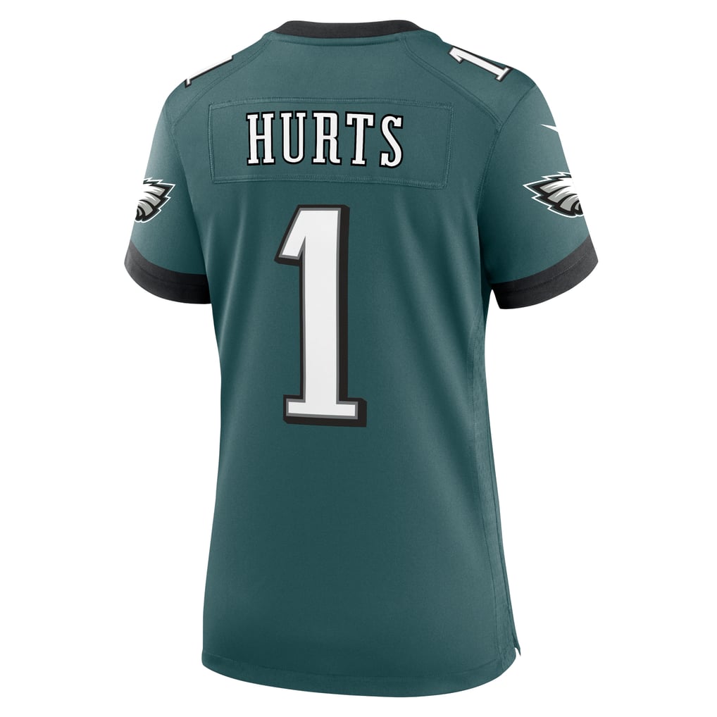 Women's Philadelphia Eagles Jalen Hurts Midnight Green Team Game Jersey