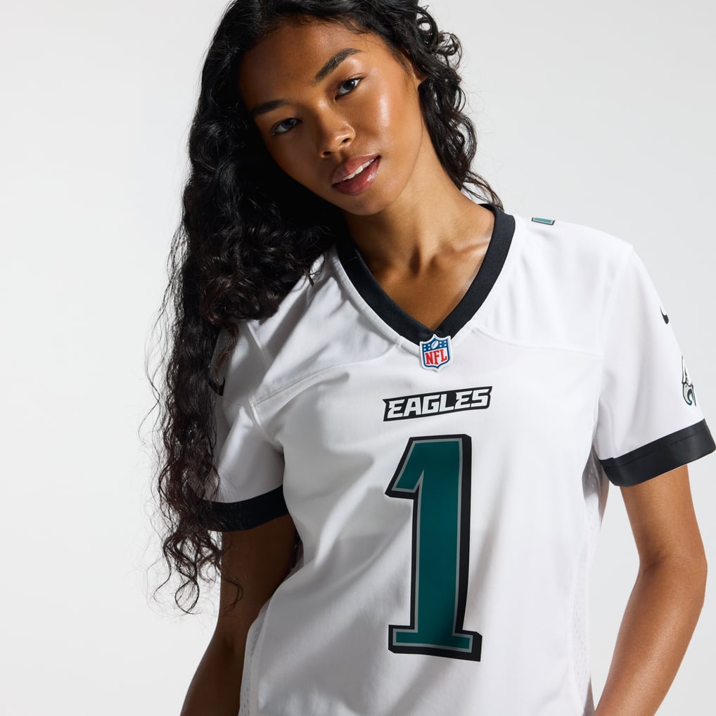 Women's Philadelphia Eagles Jalen Hurts White Game Jersey