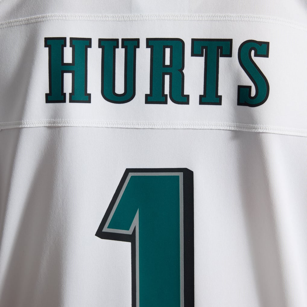 Women's Philadelphia Eagles Jalen Hurts White Game Jersey