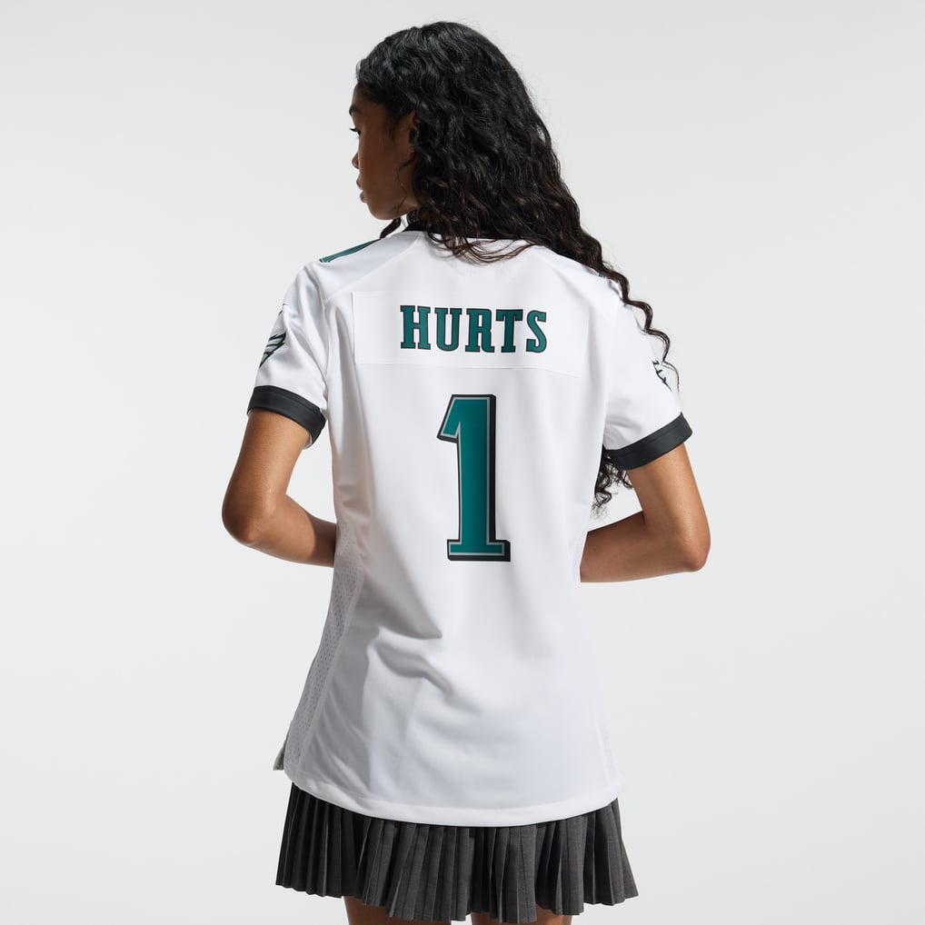 Women's Philadelphia Eagles Jalen Hurts White Game Jersey