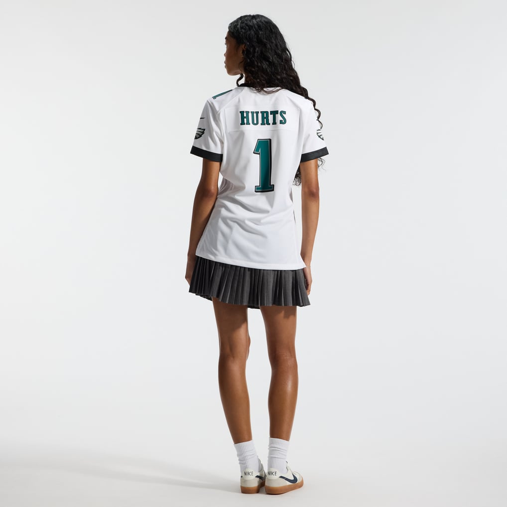 Women's Philadelphia Eagles Jalen Hurts White Game Jersey