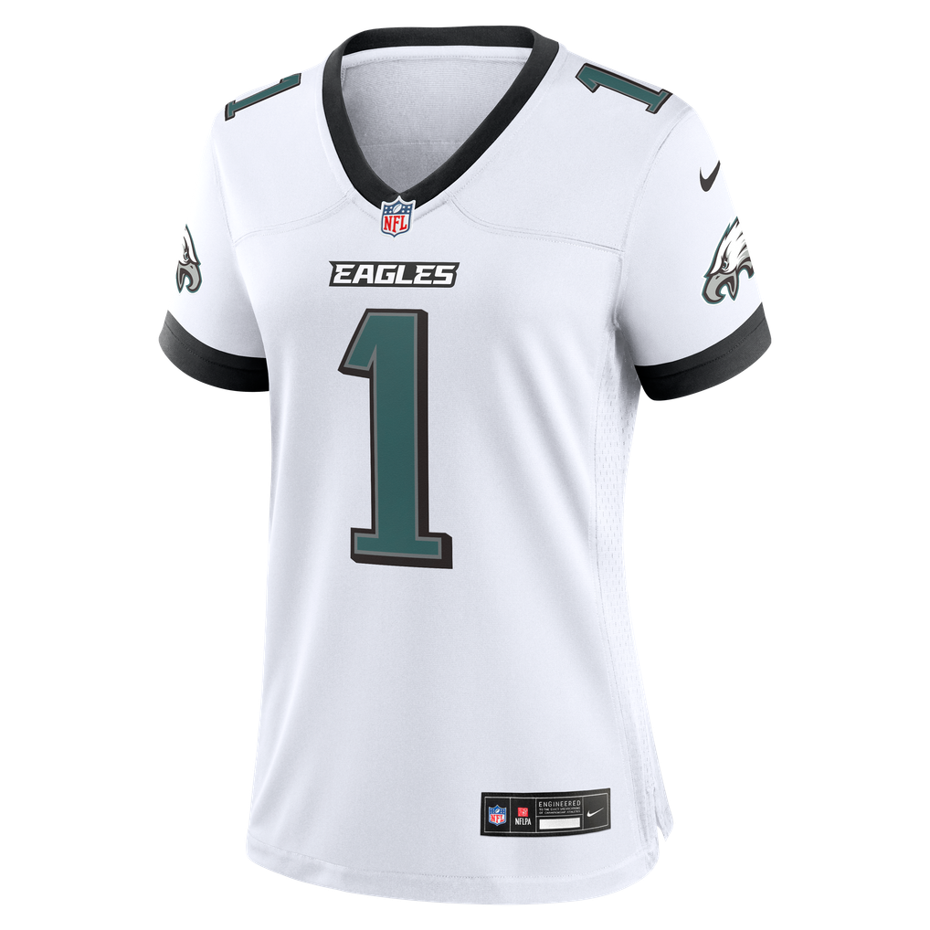 Women's Philadelphia Eagles Jalen Hurts White Game Jersey