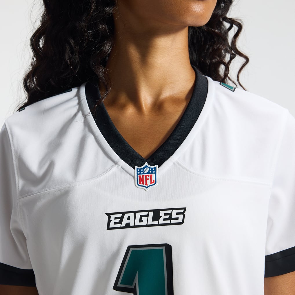 Women's Philadelphia Eagles Jalen Hurts White Game Jersey