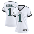 Women's Philadelphia Eagles Jalen Hurts White Game Jersey