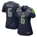 Women's Seattle Seahawks Jalen Milroe College Navy Team Game Jersey