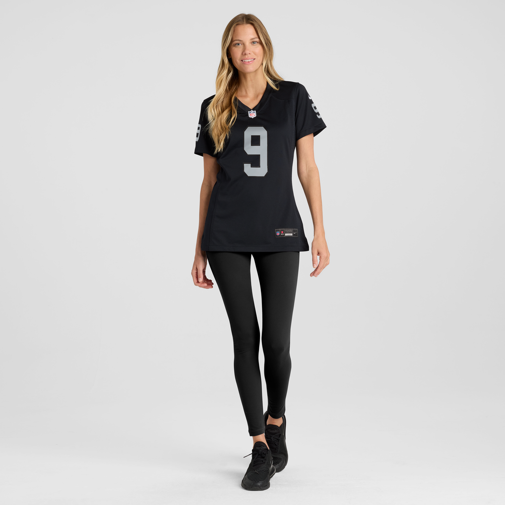 Women's Las Vegas Raiders Jalen Nailor Black Team Game Jersey