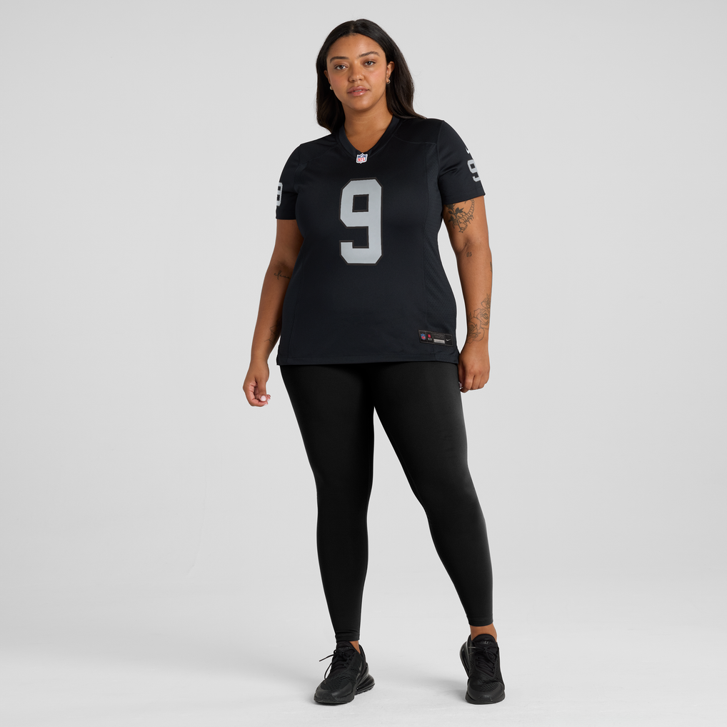Women's Las Vegas Raiders Jalen Nailor Black Team Game Jersey