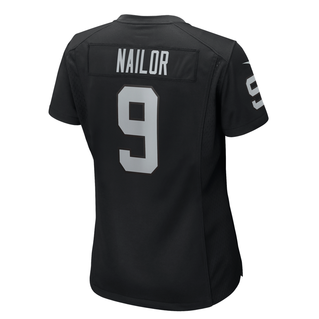 Women's Las Vegas Raiders Jalen Nailor Black Team Game Jersey