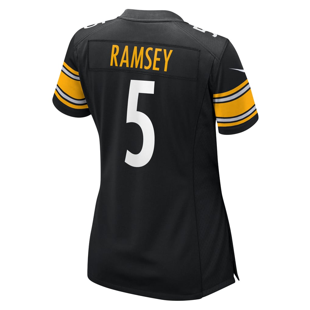 Women's Pittsburgh Steelers Jalen Ramsey Black Team Game Jersey