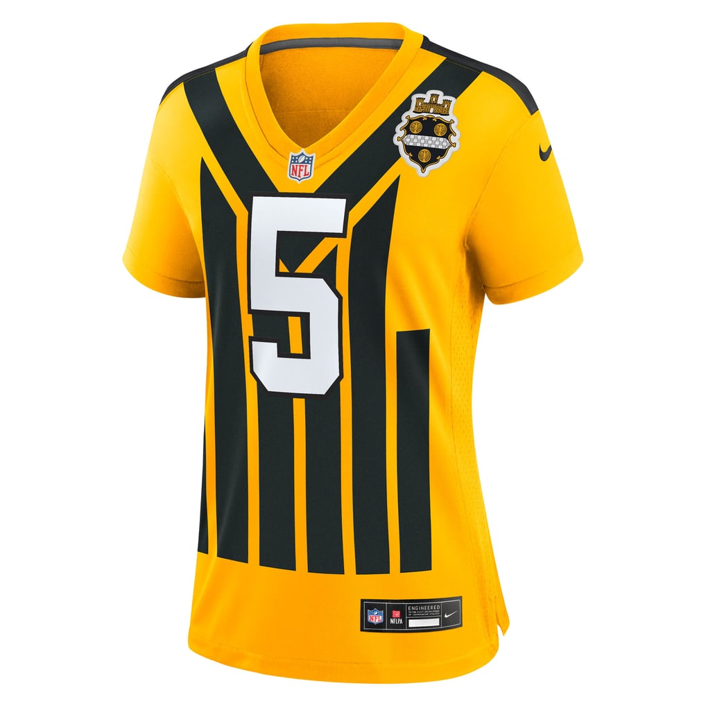 Women's Pittsburgh Steelers Jalen Ramsey Gold Alternate 1933 Throwback Game Jersey