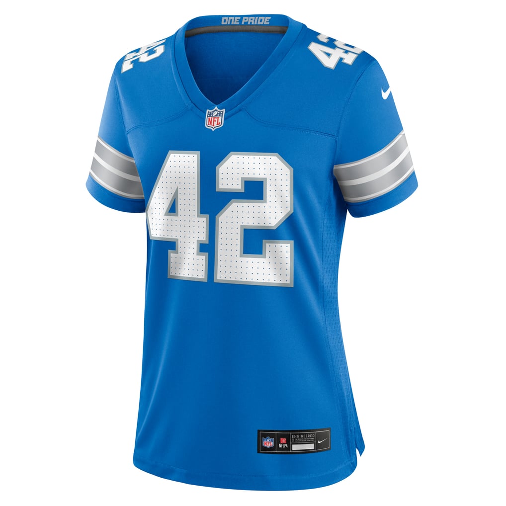Women's Detroit Lions Jalen Reeves-Maybin Blue Team Game Jersey