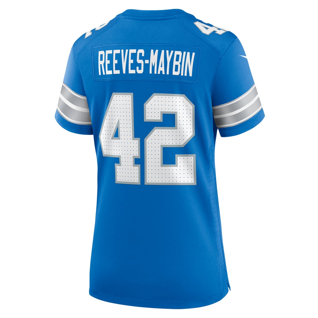 Women's Detroit Lions Jalen Reeves-Maybin Blue Team Game Jersey