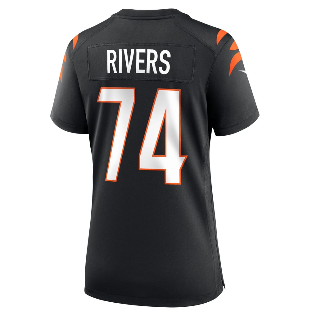 Women's Cincinnati Bengals Jalen Rivers Black Team Game Jersey