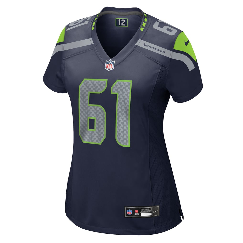 Women's Seattle Seahawks Jalen Sundell College Navy Team Game Jersey