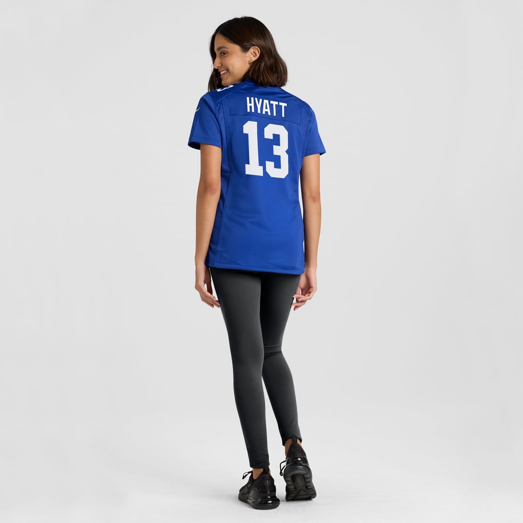 Women's New York Giants Jalin Hyatt Royal Team Game Jersey