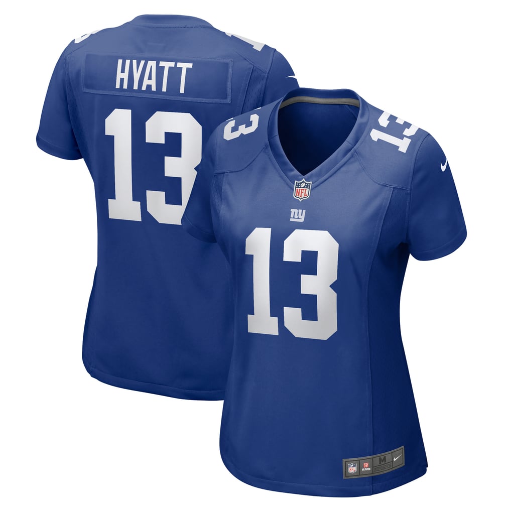 Women's New York Giants Jalin Hyatt Royal Team Game Jersey