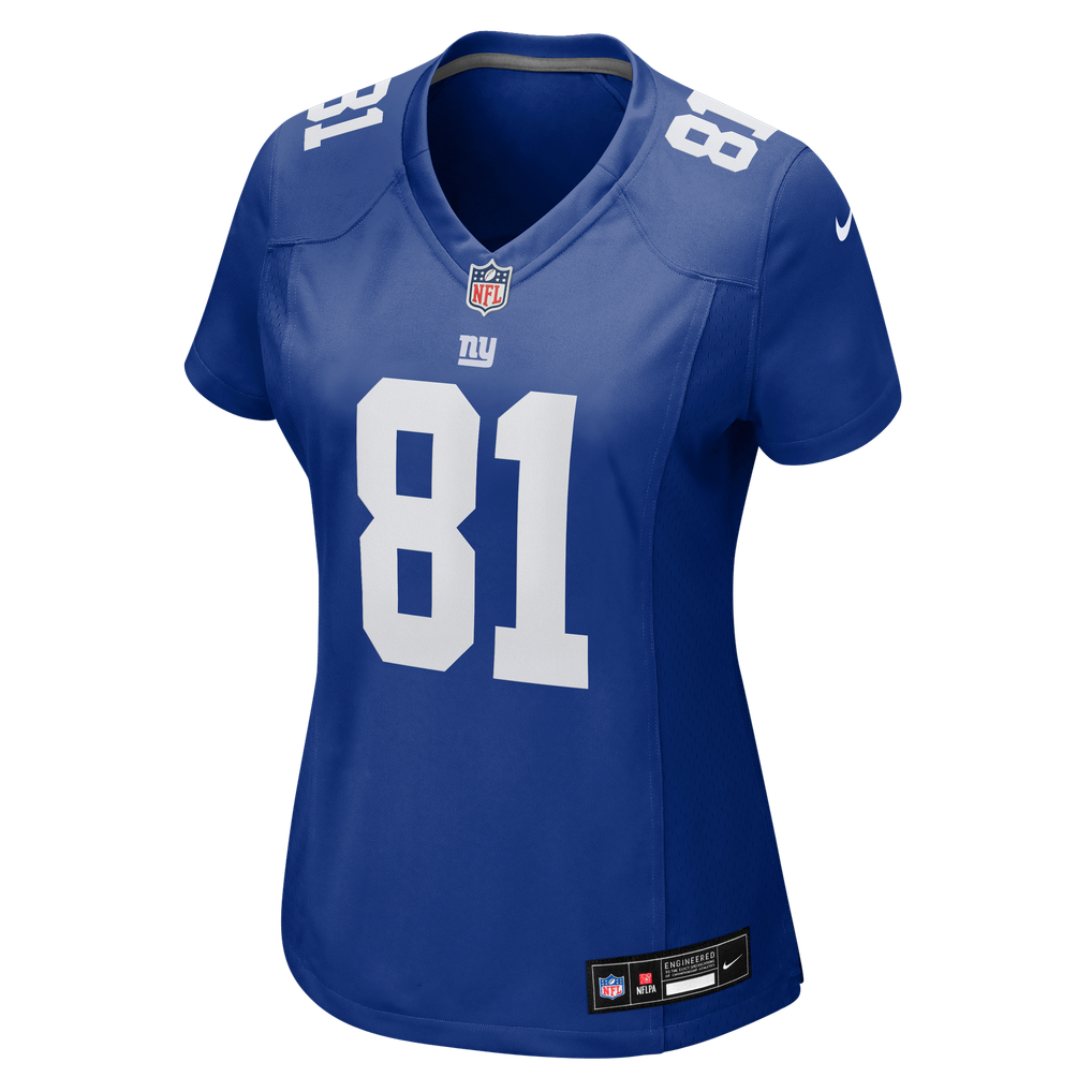 Women's New York Giants Jalin Hyatt Royal Team Game Jersey