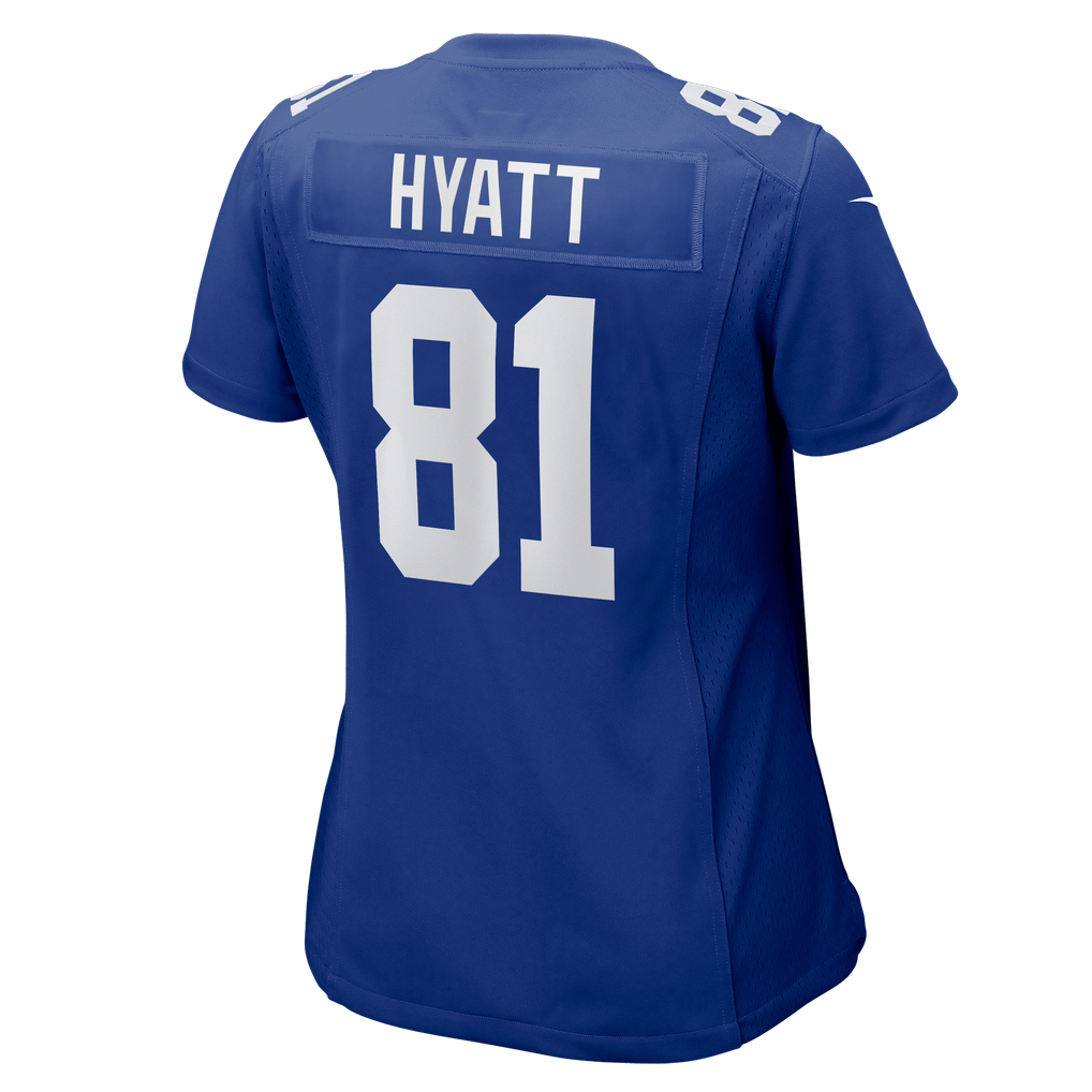 Women's New York Giants Jalin Hyatt Royal Team Game Jersey