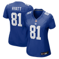 Women's New York Giants Jalin Hyatt Royal Team Game Jersey