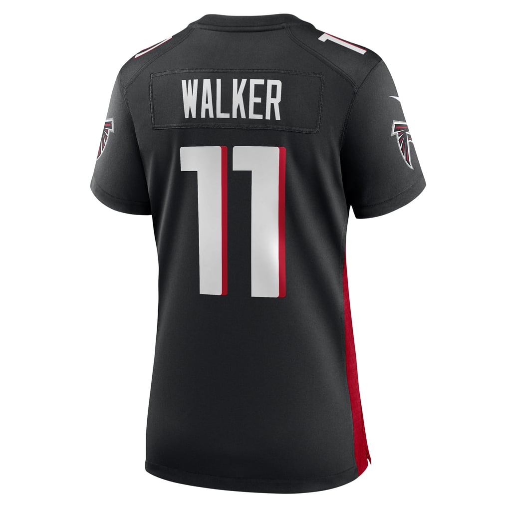 Women's Atlanta Falcons Jalon Walker Black Team Game Jersey