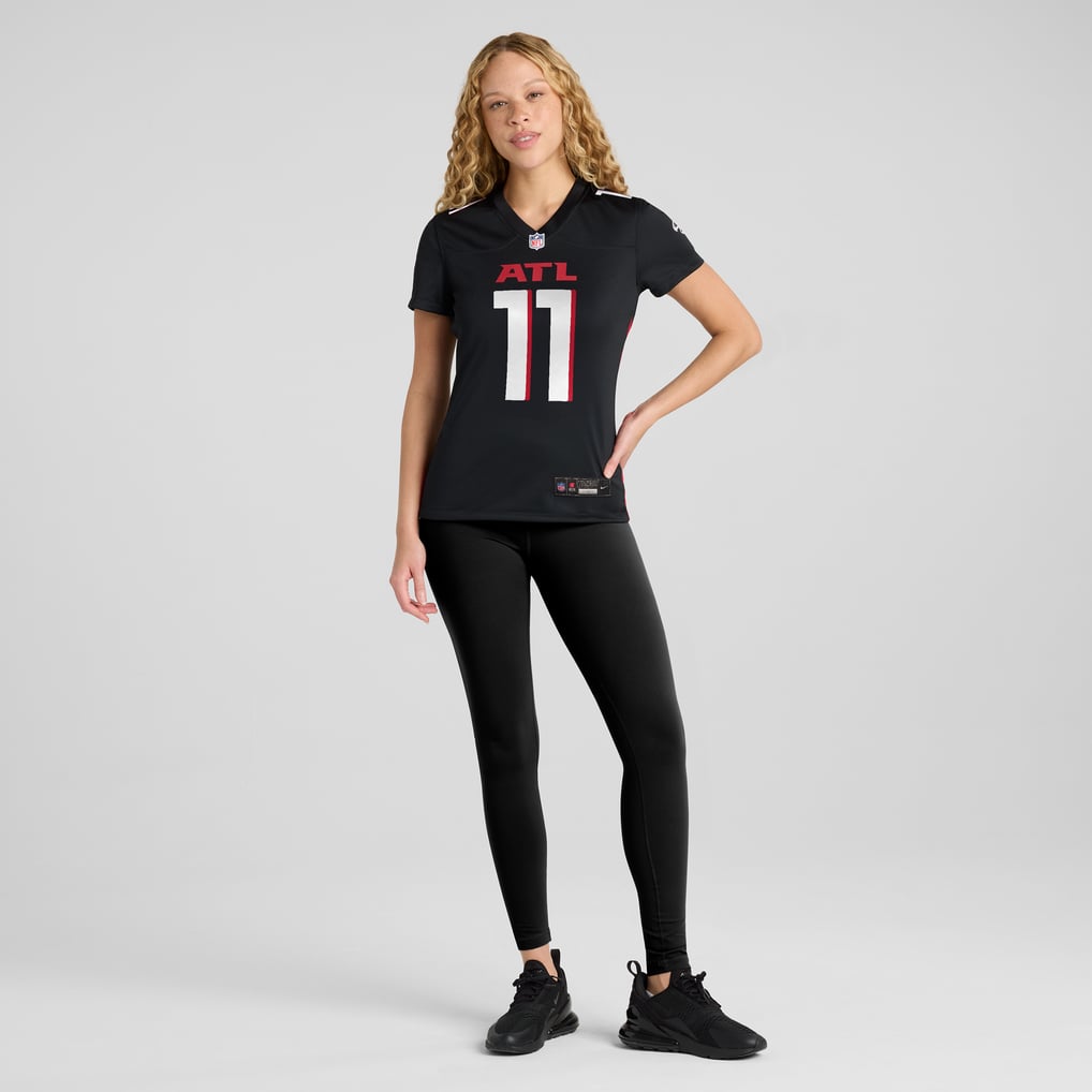 Women's Atlanta Falcons Jalon Walker Black Team Game Jersey