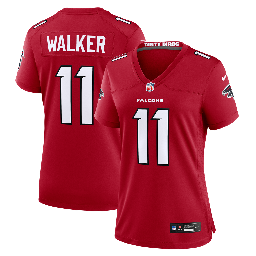 Women's Atlanta Falcons Jalon Walker Red Game Jersey