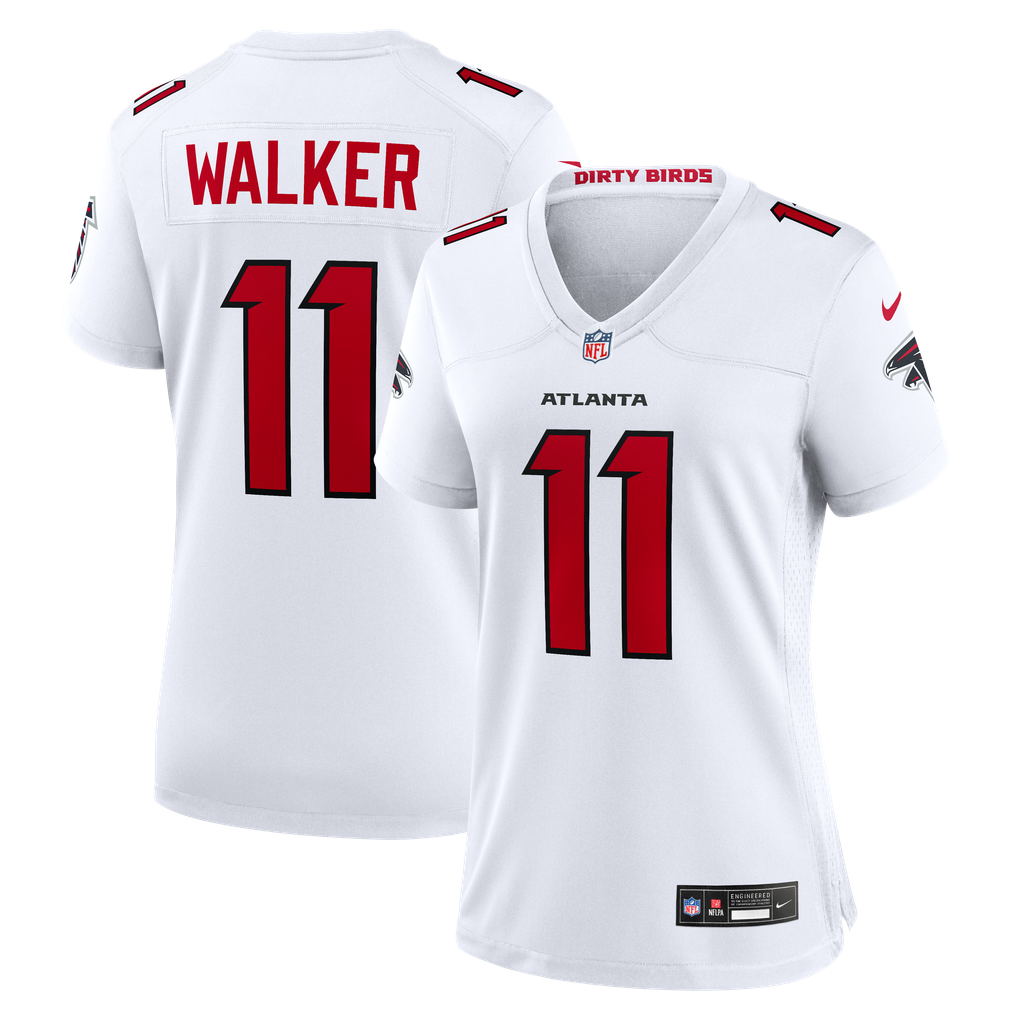Women's Atlanta Falcons Jalon Walker White Game Jersey