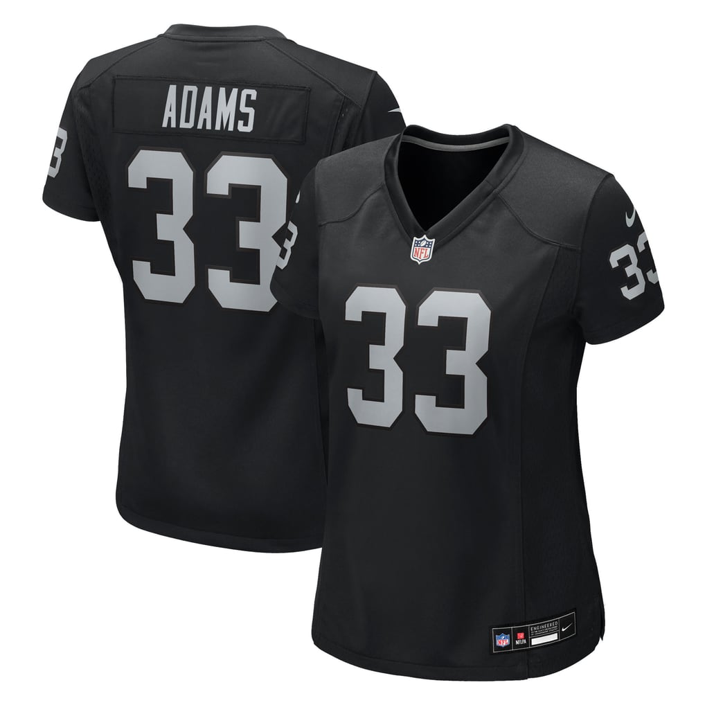 Women's Las Vegas Raiders Jamal Adams Black Team Game Jersey