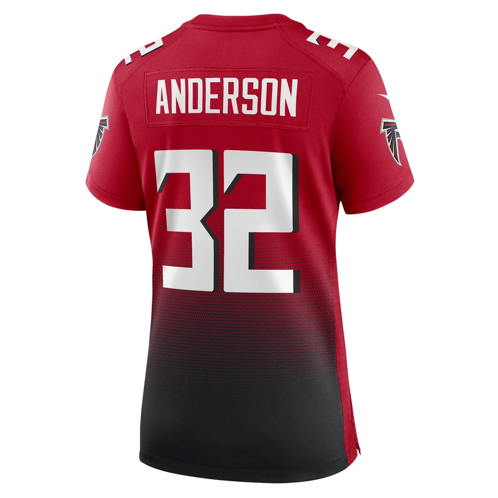 Women's Atlanta Falcons Jamal Anderson Red Retired Game Jersey