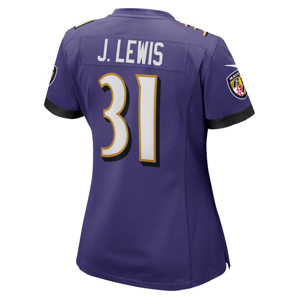 Women's Baltimore Ravens Jamal Lewis Purple Game Retired Player Jersey