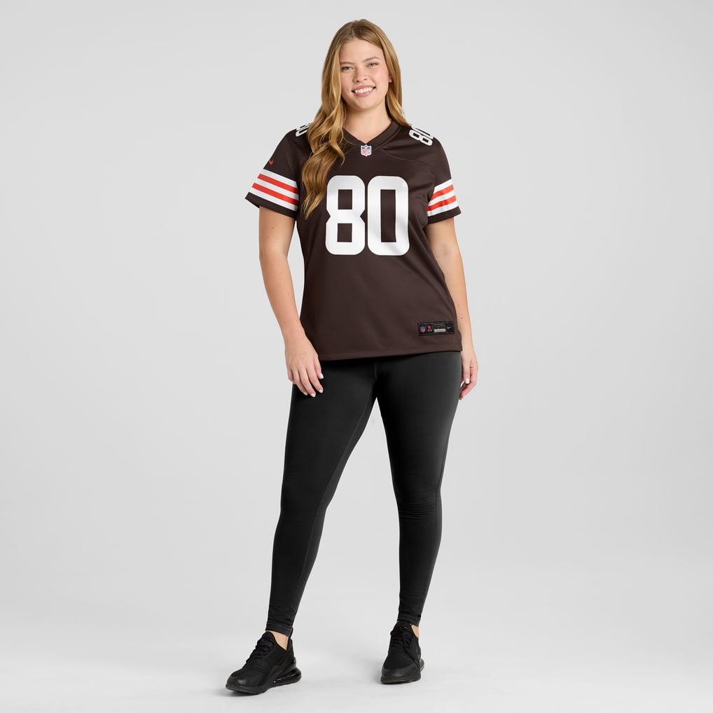 Women's Cleveland Browns Jamari Thrash Brown Game Jersey