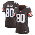 Women's Cleveland Browns Jamari Thrash Brown Game Jersey