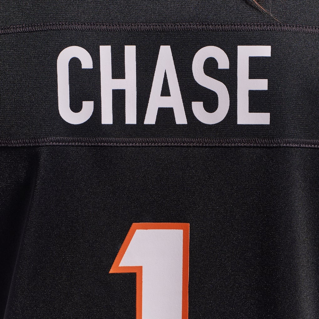 Women's Cincinnati Bengals Ja'Marr Chase Black Game Jersey