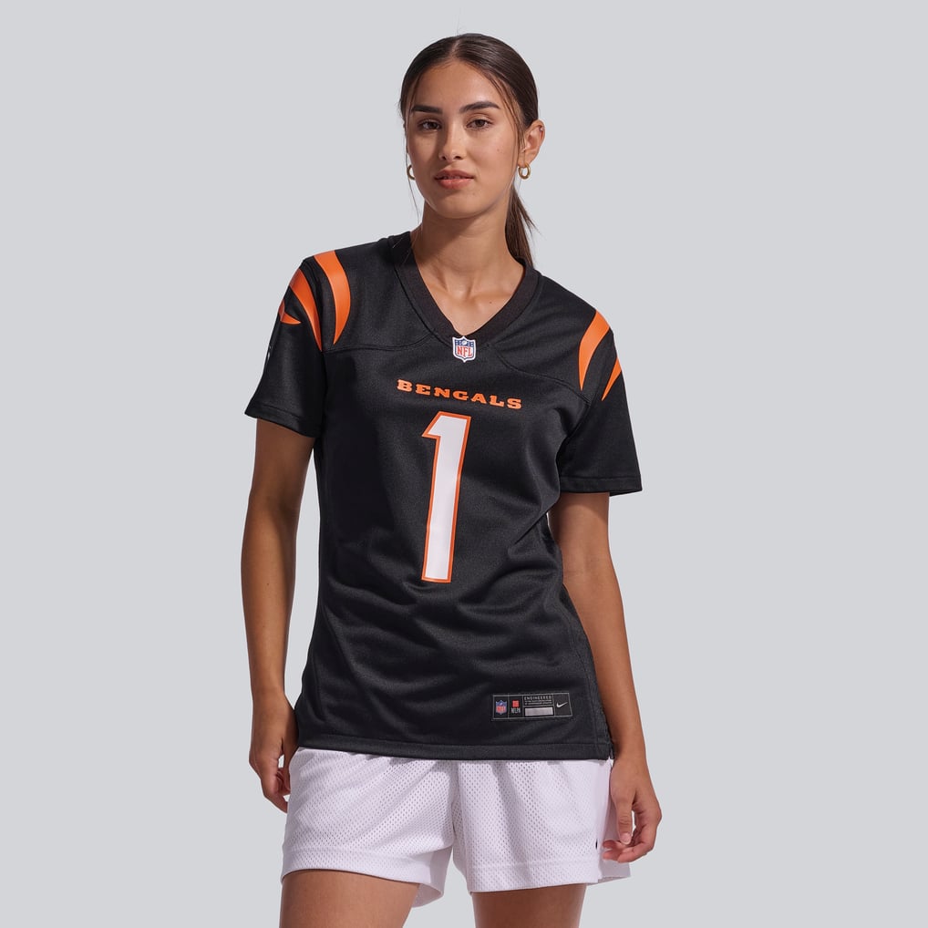 Women's Cincinnati Bengals Ja'Marr Chase Black Game Jersey