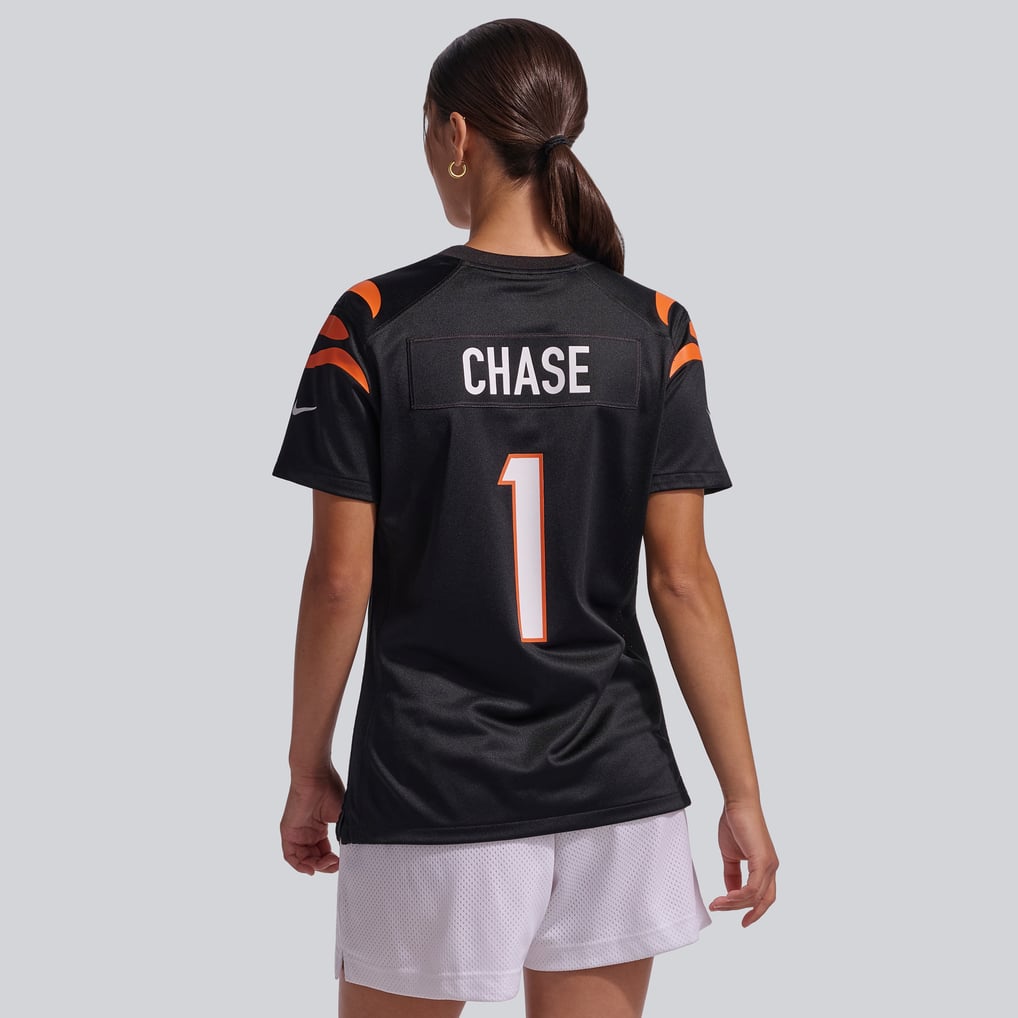 Women's Cincinnati Bengals Ja'Marr Chase Black Game Jersey
