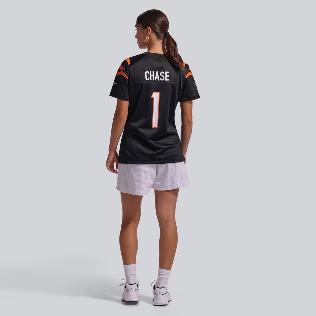 Women's Cincinnati Bengals Ja'Marr Chase Black Game Jersey