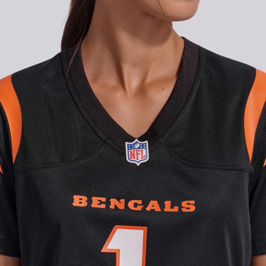 Women's Cincinnati Bengals Ja'Marr Chase Black Game Jersey