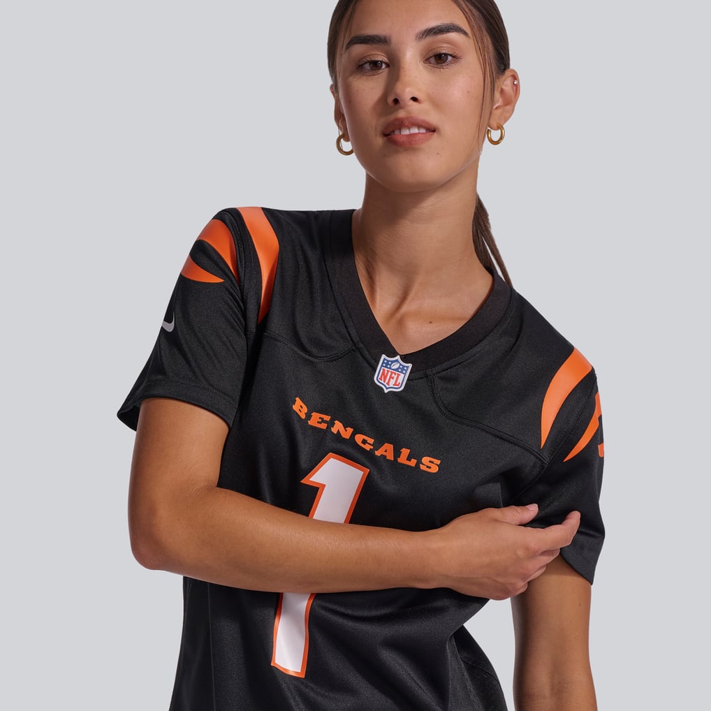 Women's Cincinnati Bengals Ja'Marr Chase Black Game Jersey