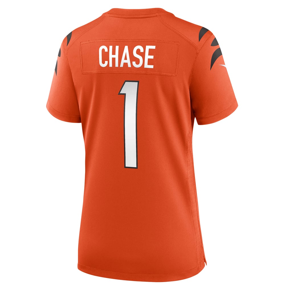Women's Cincinnati Bengals Ja'Marr Chase Orange Alternate Game Jersey