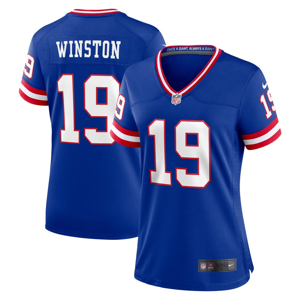 Women's New York Giants Jameis Winston Royal Game Jersey