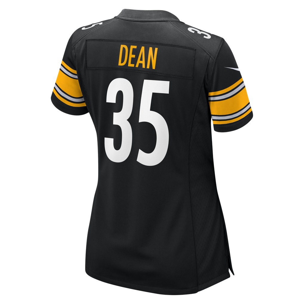 Women's Pittsburgh Steelers Jamel Dean Black Team Game Jersey
