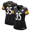Women's Pittsburgh Steelers Jamel Dean Black Team Game Jersey