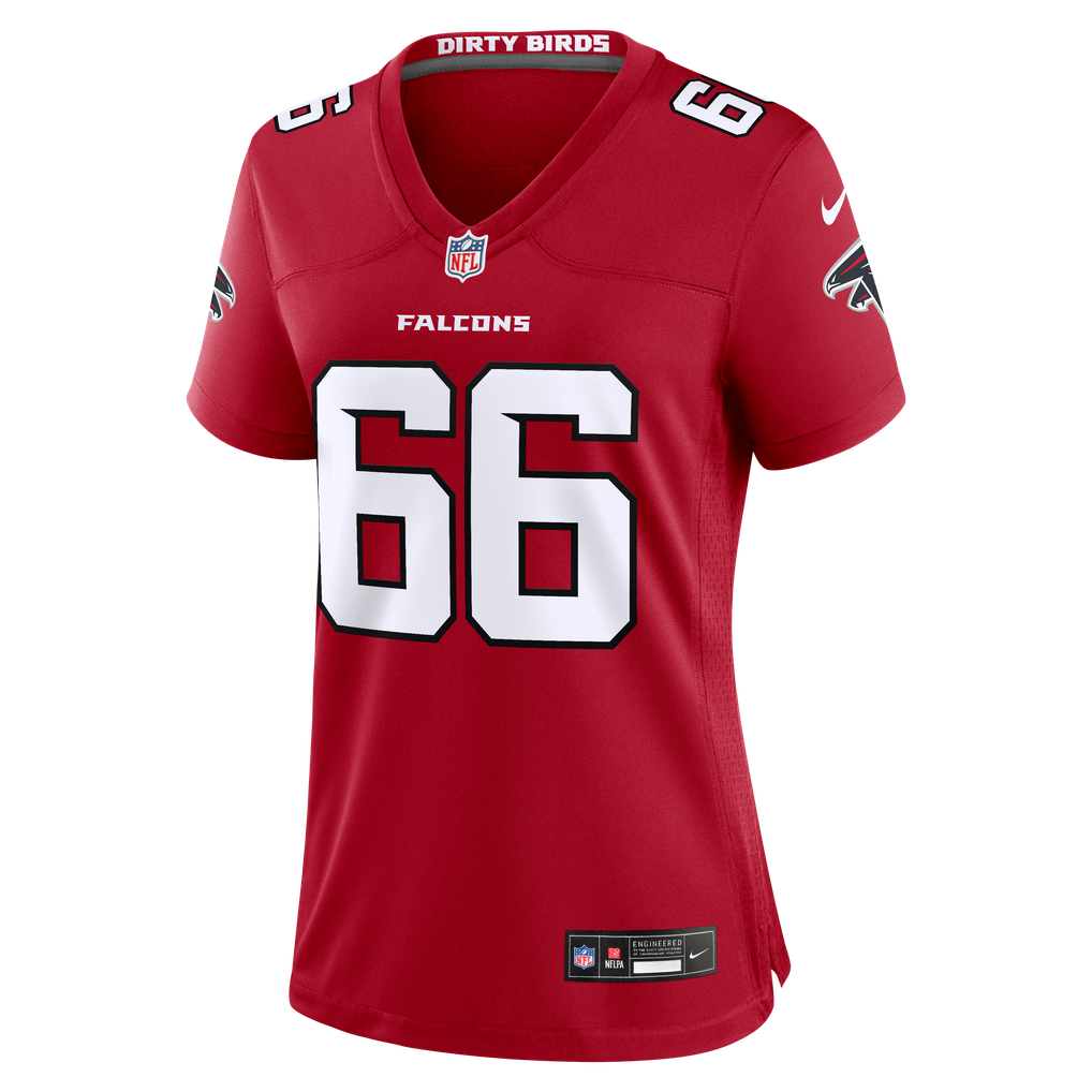 Women's Atlanta Falcons James Brockermeyer Red Team Game Jersey