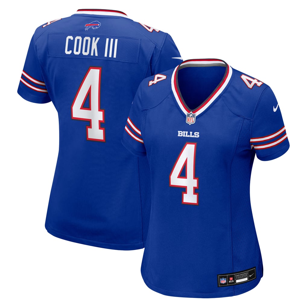 Women's Buffalo Bills James Cook III Royal Team Game Jersey
