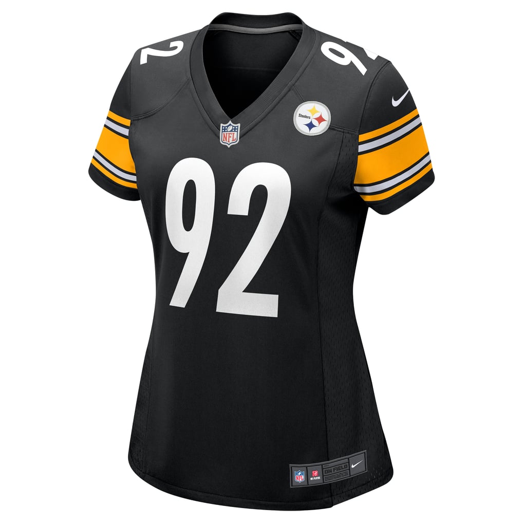Women's Pittsburgh Steelers James Harrison Black Retired Game Jersey