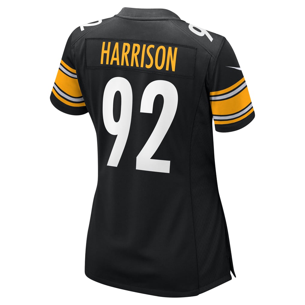 Women's Pittsburgh Steelers James Harrison Black Retired Game Jersey