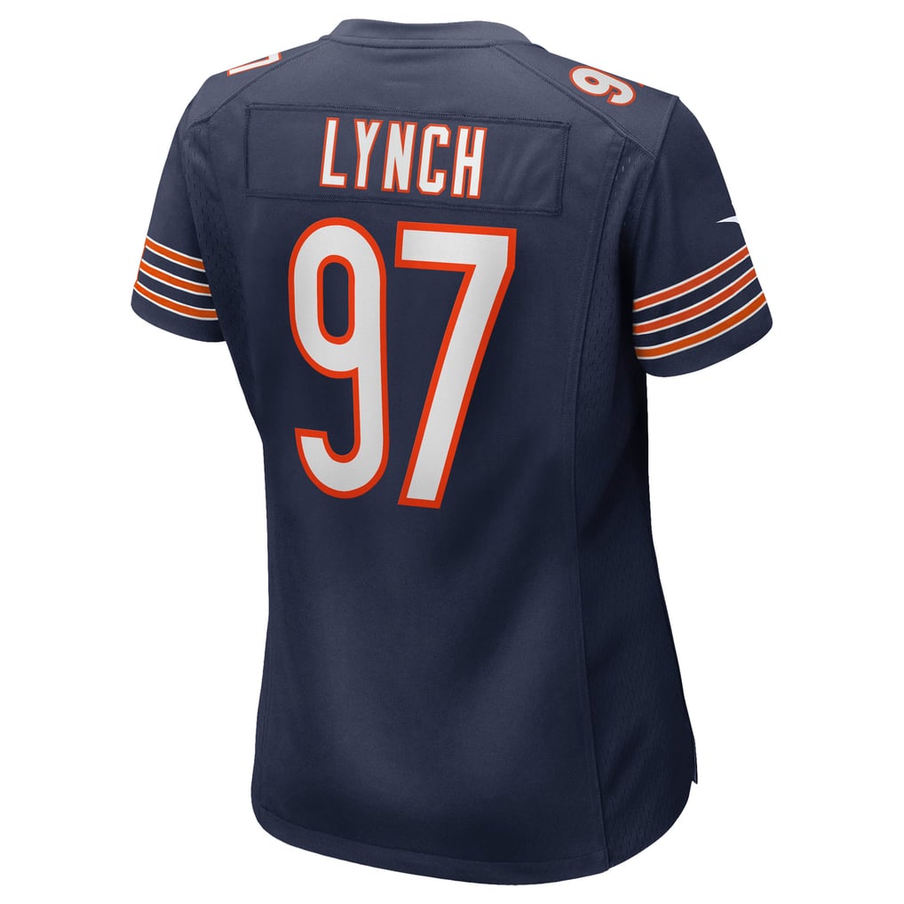 Women's Chicago Bears James Lynch Navy Team Game Jersey