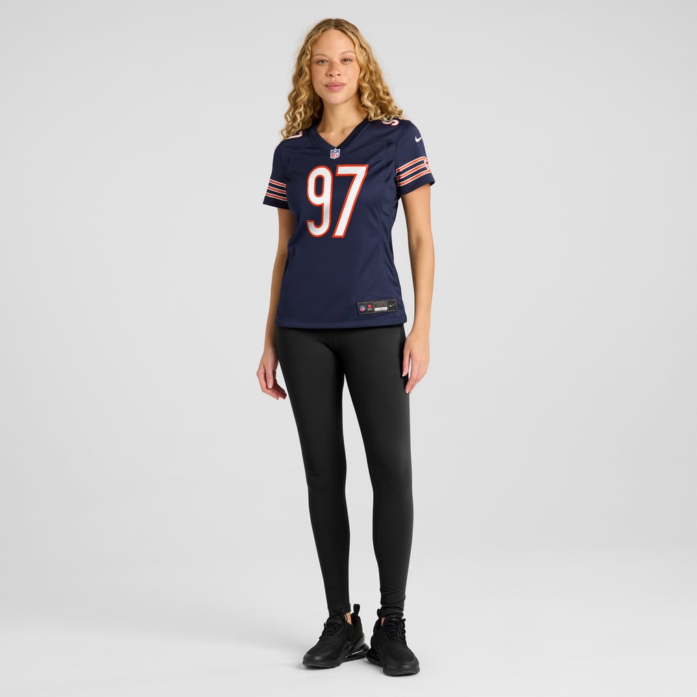 Women's Chicago Bears James Lynch Navy Team Game Jersey