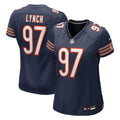 Women's Chicago Bears James Lynch Navy Team Game Jersey