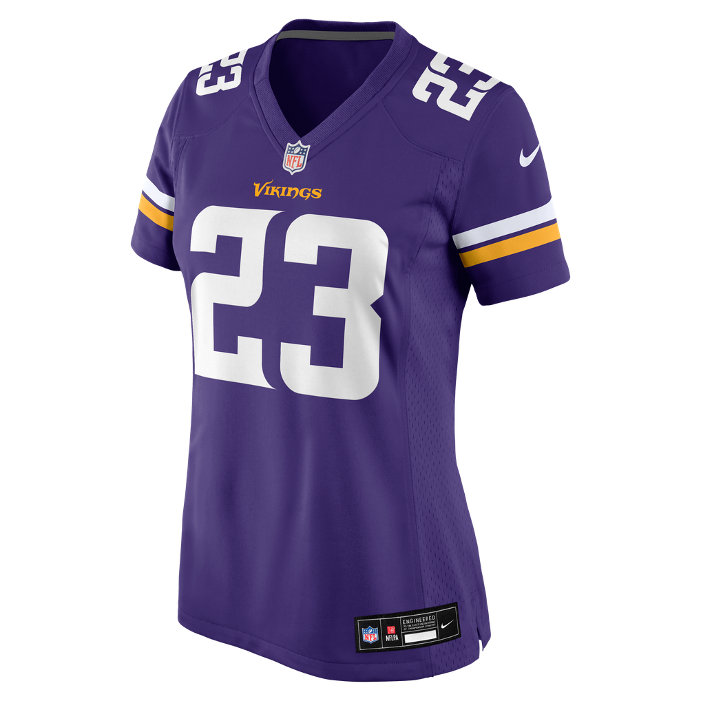 Women's Minnesota Vikings James Pierre Purple Team Game Jersey